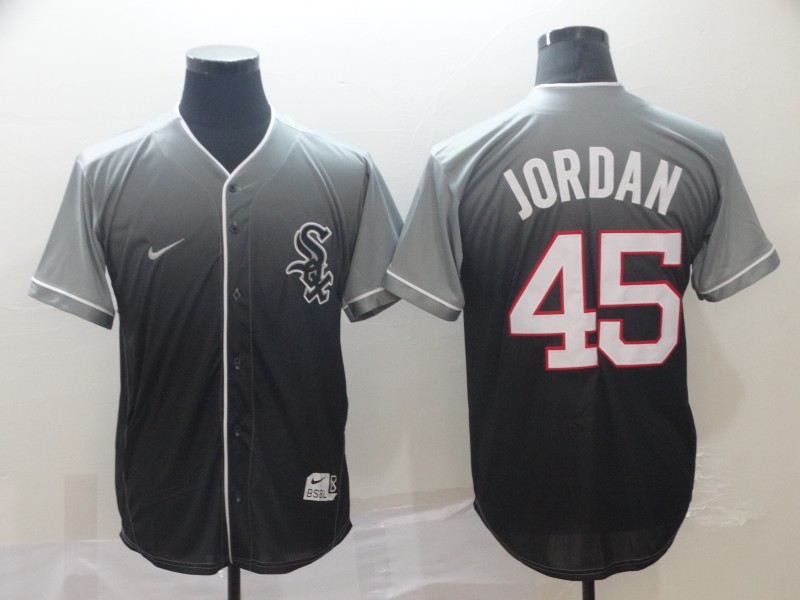 White Sox 45 Michael Jordan Gray Drift Fashion Jersey White Sox 45 Michael Jordan Gray Drift Fashion Jersey