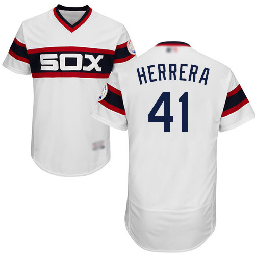 White Sox #41 Kelvin Herrera White Flexbase Authentic Collection Alternate Home Stitched Baseball Jersey White Sox #41 Kelvin Herrera White Flexbase Authentic Collection Alternate Home Stitched Baseball Jersey