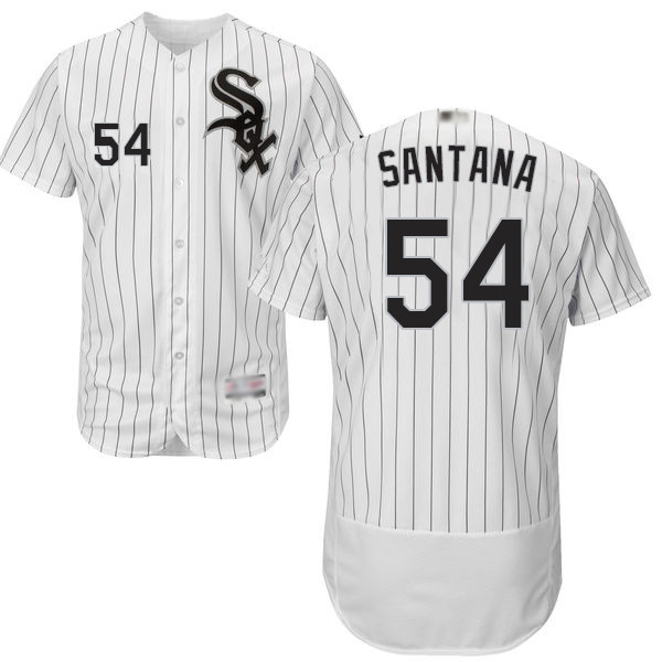White Sox #54 Ervin Santana White(Black Strip) Flexbase Authentic Collection Stitched Baseball Jersey White Sox #54 Ervin Santana White(Black Strip) Flexbase Authentic Collection Stitched Baseball Jersey