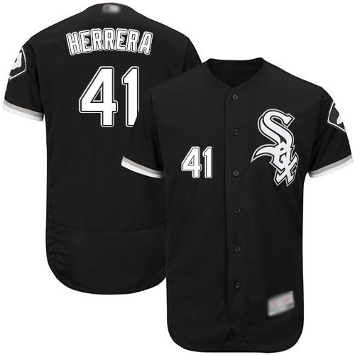 White Sox #41 Kelvin Herrera Black Flexbase Authentic Collection Stitched Baseball Jersey White Sox #41 Kelvin Herrera Black Flexbase Authentic Collection Stitched Baseball Jersey
