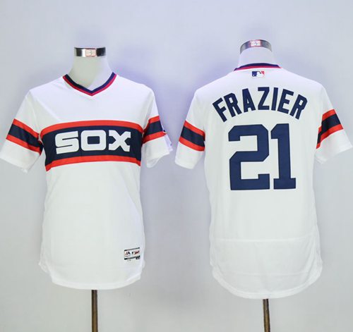 White Sox #21 Todd Frazier White Flexbase Authentic Collection Alternate Home Stitched MLB Jersey White Sox #21 Todd Frazier White Flexbase Authentic Collection Alternate Home Stitched MLB Jersey