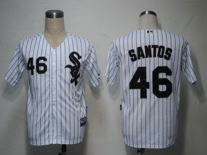 MLB Jerseys Chicago White Sox 46 Santos White Cool Base MLB Jerseys Chicago White Sox 46 Santos White Cool Base