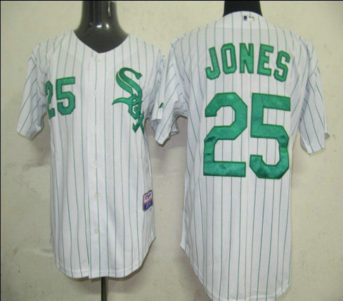 MLB Jerseys Chicago White Sox 25 Jim Thome White(green strip) MLB Jerseys Chicago White Sox 25 Jim Thome White(green strip)