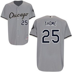 Chicago White Sox 25 Jim Thome gray Chicago White Sox 25 Jim Thome gray