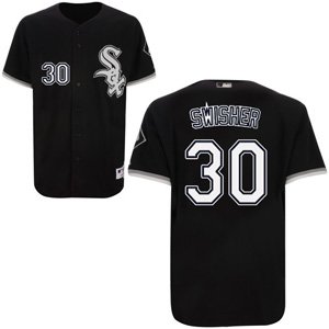 Chicago White Sox 30 Nick Swisher black