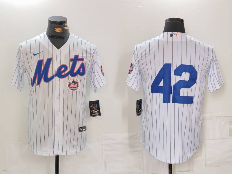 Men's New York Mets #42 Jackie Robinson White Cool Base Stitched Baseball Jersey 1 Men's New York Mets #42 Jackie Robinson White Cool Base Stitched Baseball Jersey 1