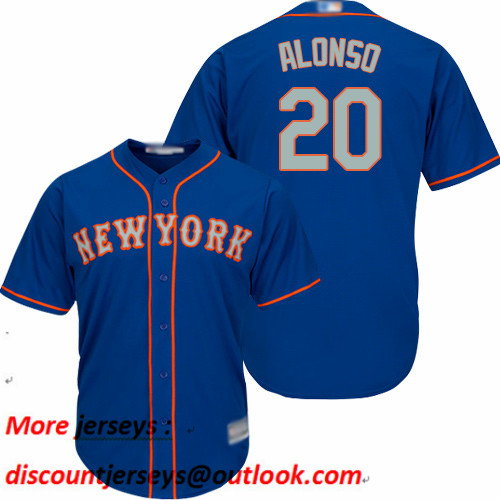 Mets #20 Pete Alonso Blue New Cool Base Alternate Home Stitched Baseball Jersey Mets #20 Pete Alonso Blue New Cool Base Alternate Home Stitched Baseball Jersey