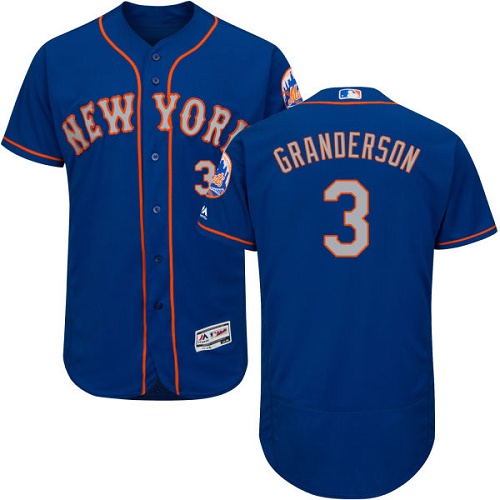 Mets #3 Curtis Granderson Blue(Grey NO.) Flexbase Authentic Collection Stitched MLB Jersey Mets #3 Curtis Granderson Blue(Grey NO.) Flexbase Authentic Collection Stitched MLB Jersey
