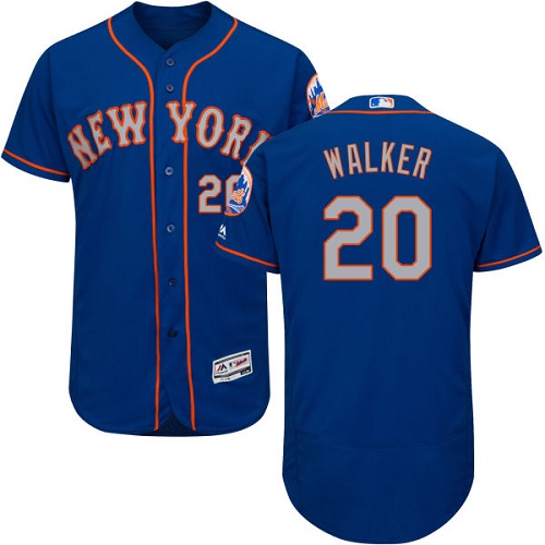 Mets #20 Neil Walker Blue(Grey NO.) Flexbase Authentic Collection Stitched MLB Jersey Mets #20 Neil Walker Blue(Grey NO.) Flexbase Authentic Collection Stitched MLB Jersey