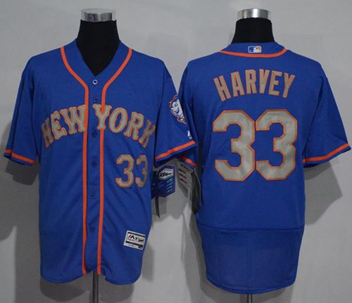 Mets #33 Matt Harvey Blue(Grey NO.) Flexbase Authentic Collection Stitched MLB Jersey Mets #33 Matt Harvey Blue(Grey NO.) Flexbase Authentic Collection Stitched MLB Jersey