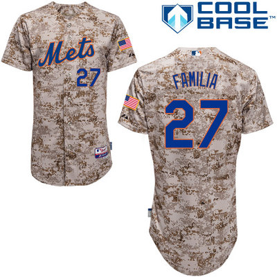 New York Mets #27 Familia jr Authentic Personalized Alternate Camo Jersey New York Mets #27 Familia jr Authentic Personalized Alternate Camo Jersey