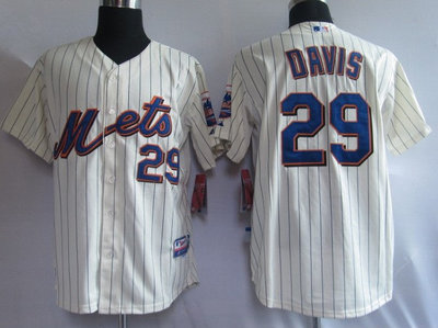 MLB Jerseys New York Mets 29# Davis Cream MLB Jerseys New York Mets 29# Davis Cream