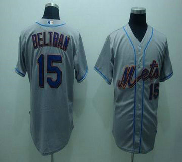 mlb new york mets #15 beltran grey(cool base) mlb new york mets #15 beltran grey(cool base)