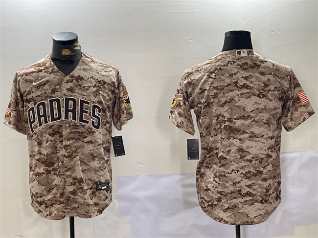 Men's San Diego Padres Blank Tan Camo Cool Base Stitched Baseball Jersey Men's San Diego Padres Blank Tan Camo Cool Base Stitched Baseball Jersey