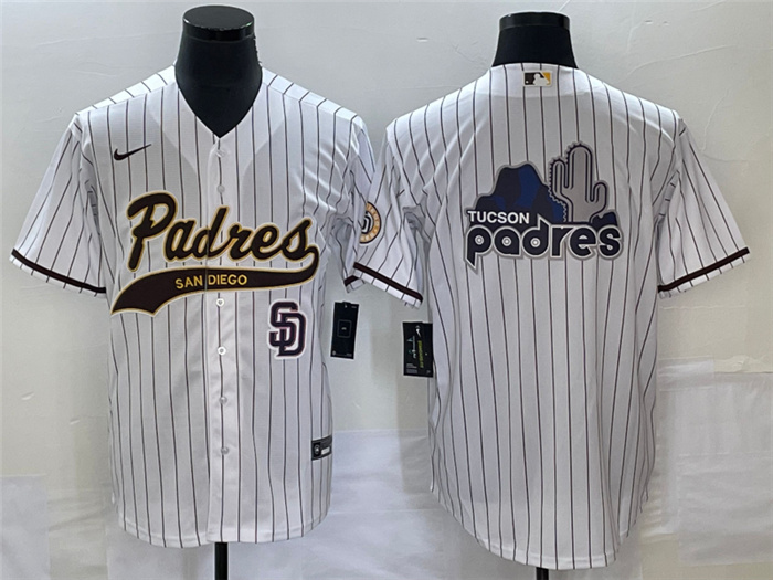 Men's San Diego Padres White Big Logo In Back Cool Base With Patch Stitched Baseball Jersey 1 Men's San Diego Padres White Big Logo In Back Cool Base With Patch Stitched Baseball Jersey 1