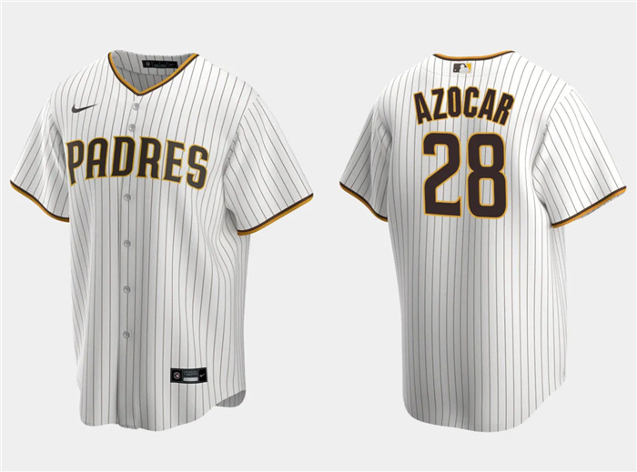 Men's San Diego Padres #28 José Azocar White Cool Base Stitched Jersey Men's San Diego Padres #28 José Azocar White Cool Base Stitched Jersey