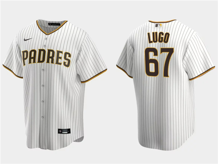 Men's San Diego Padres #67 Seth Lugo White Cool Base Stitched Jersey Men's San Diego Padres #67 Seth Lugo White Cool Base Stitched Jersey