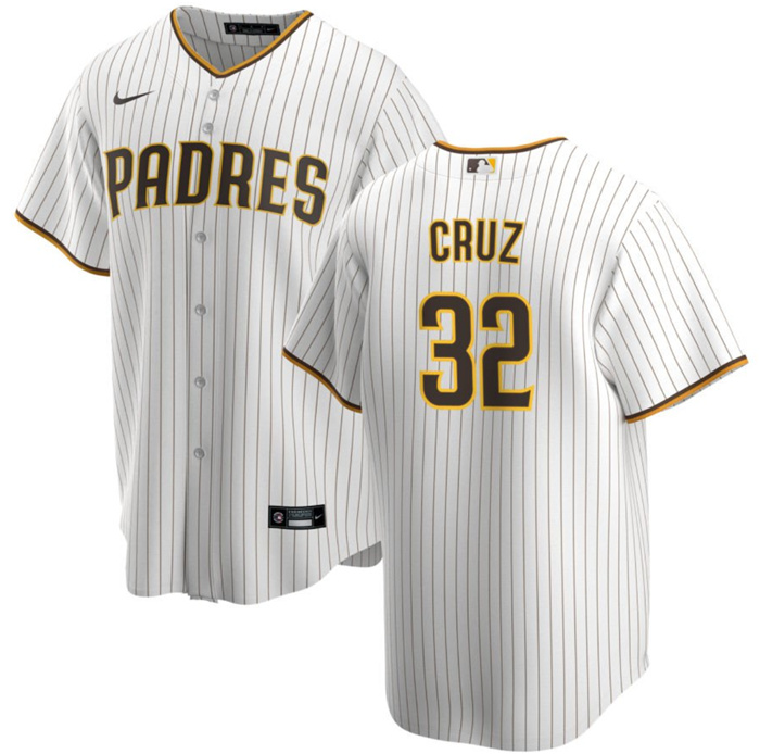 Men's San Diego Padres #32 Nelson Cruz White Cool Base Stitched Jersey Men's San Diego Padres #32 Nelson Cruz White Cool Base Stitched Jersey