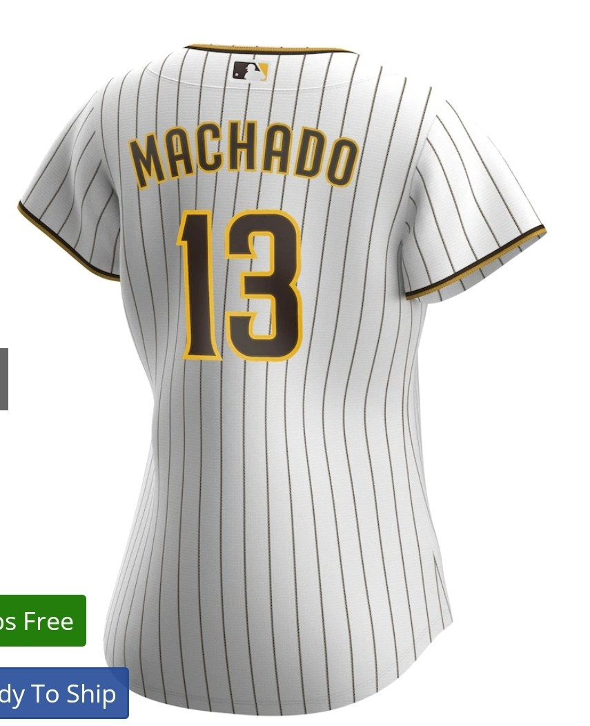 Women San Diego Padres #13 Manny Machado Jersey Women San Diego Padres #13 Manny Machado Jersey
