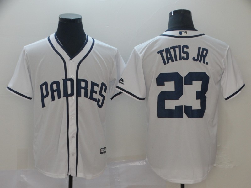 Padres 23 Fernando Tatis Jr. White Cool Base Jersey Padres 23 Fernando Tatis Jr. White Cool Base Jersey