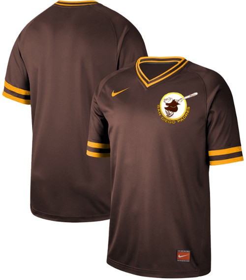Padres Blank Brown Authentic Cooperstown Collection Stitched Baseball Jersey Padres Blank Brown Authentic Cooperstown Collection Stitched Baseball Jersey