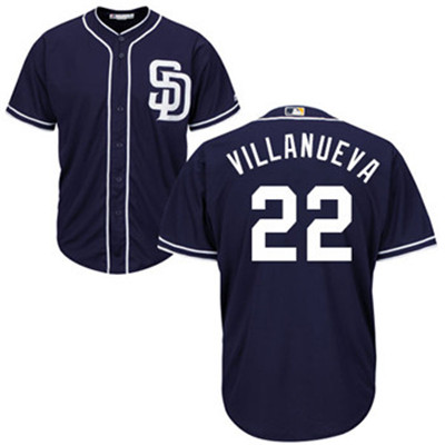 Padres #22 Christian Villanueva Navy Blue New Cool Base Stitched Baseball Jersey Padres #22 Christian Villanueva Navy Blue New Cool Base Stitched Baseball Jersey