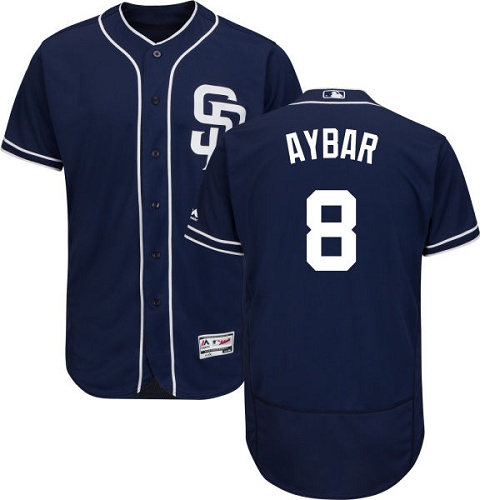Padres #8 Erick Aybar Navy Blue Flexbase Authentic Collection Stitched Baseball Jersey Padres #8 Erick Aybar Navy Blue Flexbase Authentic Collection Stitched Baseball Jersey
