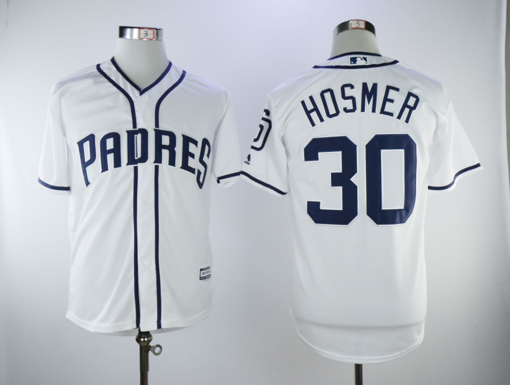 Padres #30 Eric Hosmer White Cool Base Jersey