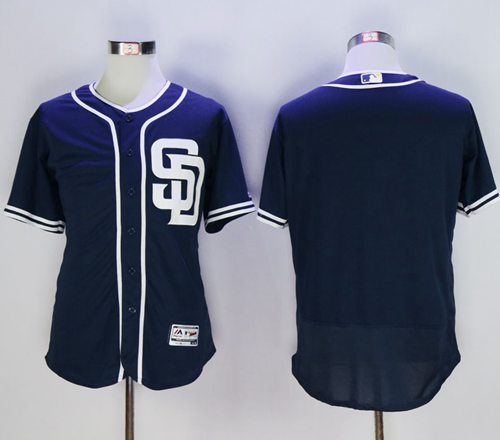 Padres Blank Navy Blue Flexbase Authentic Collection Stitched MLB Jersey Padres Blank Navy Blue Flexbase Authentic Collection Stitched MLB Jersey
