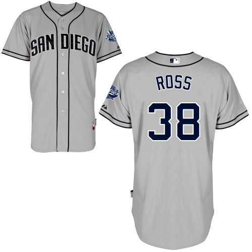 San Diego Padres #38Tyson Ross Authentic Personalized Road Gray Jersey San Diego Padres #38Tyson Ross Authentic Personalized Road Gray Jersey