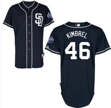 Craig Kimbrel black San Diego Padres Jersey 46# personalizado branco azul Camo tudo costurado Craig Kimbrel black San Diego Padres Jersey 46# personalizado branco azul Camo tudo costurado