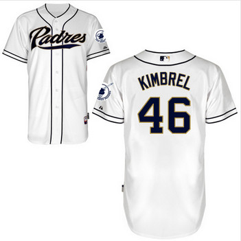 Craig Kimbrel white San Diego Padres Jersey 46# personalizado branco azul Camo tudo costurado Craig Kimbrel white San Diego Padres Jersey 46# personalizado branco azul Camo tudo costurado
