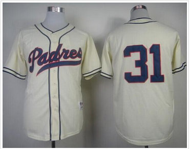 San Diego Padres #31 Dave Winfield Cream 1948 Turn Back The Clock Baseball Jersey San Diego Padres #31 Dave Winfield Cream 1948 Turn Back The Clock Baseball Jersey