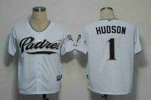 san diego padres 1 hudson white cool base Jersey san diego padres 1 hudson white cool base Jersey
