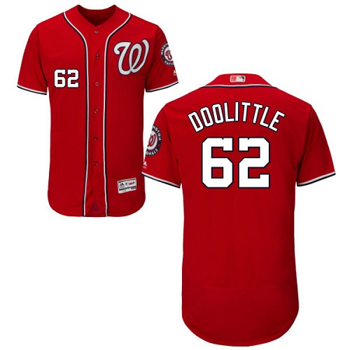Nationals #62 Sean Doolittle Red Flexbase Authentic Collection Stitched Baseball Jersey Nationals #62 Sean Doolittle Red Flexbase Authentic Collection Stitched Baseball Jersey