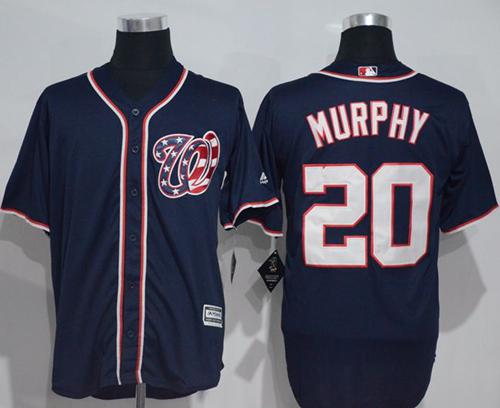 Nationals #20 Daniel Murphy Navy Blue New Cool Base Stitched MLB Jersey Nationals #20 Daniel Murphy Navy Blue New Cool Base Stitched MLB Jersey
