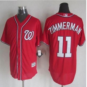 Washington Nationals #11 Ryan Zimmerman Red New Cool Base Stitched Baseball jersey Washington Nationals #11 Ryan Zimmerman Red New Cool Base Stitched Baseball jersey
