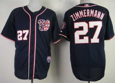 Washington Nationals 27 Jordan Zimmermann Blue Cool Base MLB Jerseys Washington Nationals 27 Jordan Zimmermann Blue Cool Base MLB Jerseys