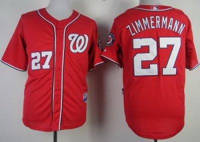 Washington Nationals 27 Jordan Zimmermann Red Cool Base MLB Jerseys Washington Nationals 27 Jordan Zimmermann Red Cool Base MLB Jerseys