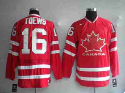 NHL Jerseys 16# Toews Red [Olympic]