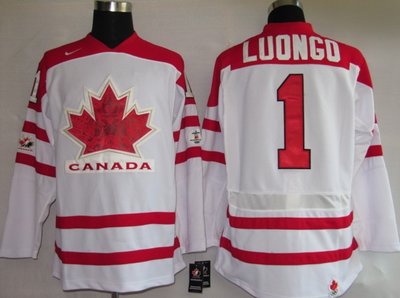 NHL Jerseys 1 LUONGO white (Olympic)