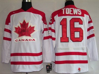 NHL Jerseys 16# Toews white (Olympic)