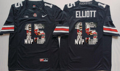 Ohio State Buckeyes 15 Ezekiel Elliott Black New Portrait Number College Jersey Ohio State Buckeyes 15 Ezekiel Elliott Black New Portrait Number College Jersey