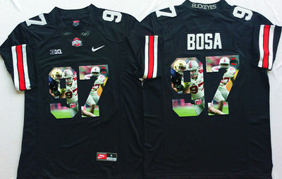 Ohio State Buckeyes 97 Joey Bosa Black New Portrait Number College Jersey Ohio State Buckeyes 97 Joey Bosa Black New Portrait Number College Jersey