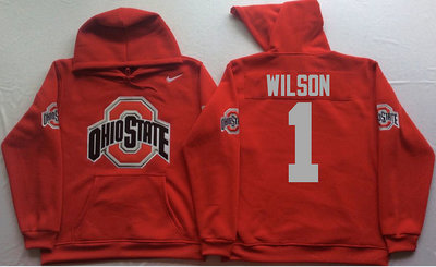 Ohio State Buckeyes 1 Dontre Wilson Red Men's Pullover Hoodie Ohio State Buckeyes 1 Dontre Wilson Red Men's Pullover Hoodie
