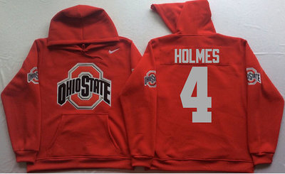 Ohio State Buckeyes 4 Santonio Holmes Men's Pullover Hoodie Ohio State Buckeyes 4 Santonio Holmes Men's Pullover Hoodie