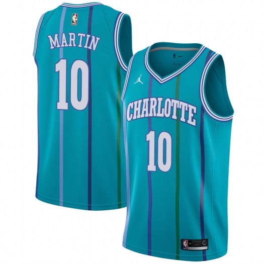 Nike Hornets #10 Caleb Martin Aqua NBA Jordan Swingman Hardwood Classics Jersey Nike Hornets #10 Caleb Martin Aqua NBA Jordan Swingman Hardwood Classics Jersey