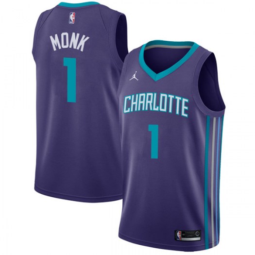 Nike Hornets #1 Malik Monk Purple NBA Jordan Swingman Statement Edition Jersey Nike Hornets #1 Malik Monk Purple NBA Jordan Swingman Statement Edition Jersey