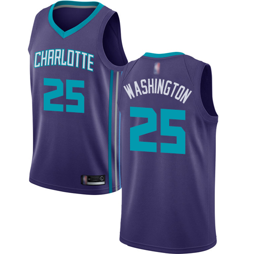 Hornets #25 PJ Washington Purple Basketball Jordan Swingman Statement Edition Jersey Hornets #25 PJ Washington Purple Basketball Jordan Swingman Statement Edition Jersey