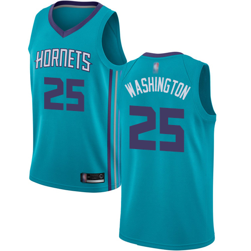 Hornets #25 PJ Washington Teal Basketball Jordan Swingman Icon Edition Jersey Hornets #25 PJ Washington Teal Basketball Jordan Swingman Icon Edition Jersey